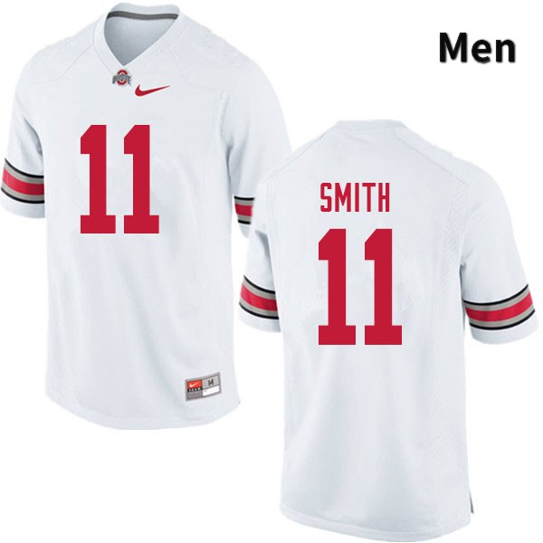 Ohio State Buckeyes Tyreke Smith Men's #11 White Authentic Stitched College Football Jersey